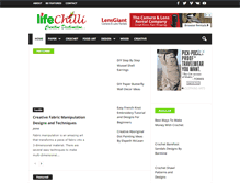 Tablet Screenshot of lifechilli.com